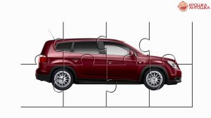 Рисованное видео про Машинки. Собираем Пазл с Красной Машиной