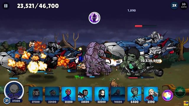 HERO Wars Super Stickman Defense #620 G4K Android Gameplay Walkthrough смотреть онлайн