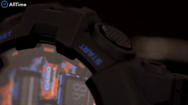 Обзор часов Casio G-SHOCK GA-700CT-1AER с хронографом. Японские наручные часы. Alltime смотреть онлайн