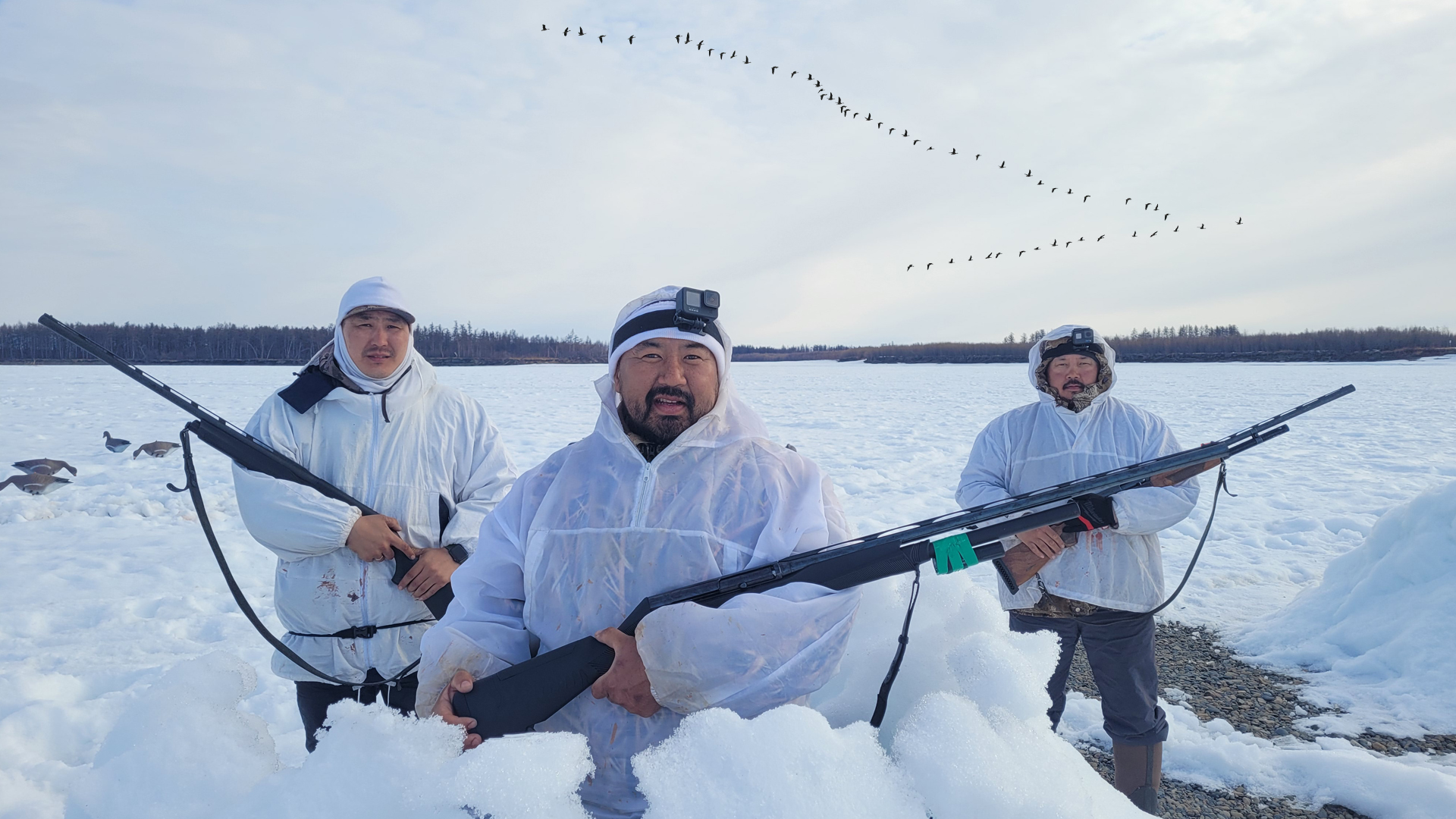 Охота на гуся в Якутии. Часть 1 смотреть онлайн