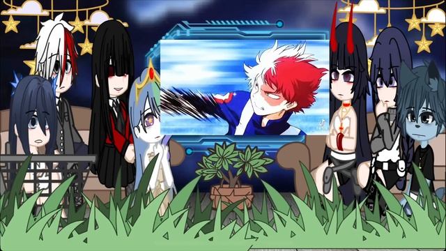 Fandoms React To Eachother / Shoto Todoroki & Hestia & Mune & Clestia & Yumeko / Part 1