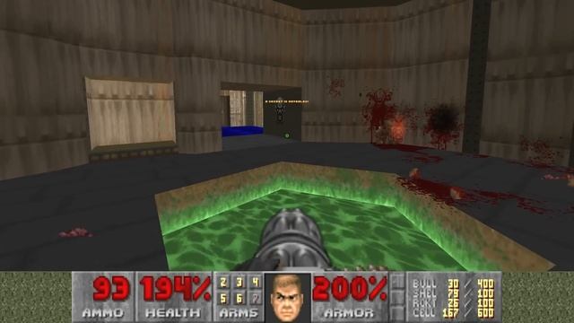 Let's Play Brutal Doom (V.20) - E2M3 - Refinery 100% Secrets смотреть онлайн
