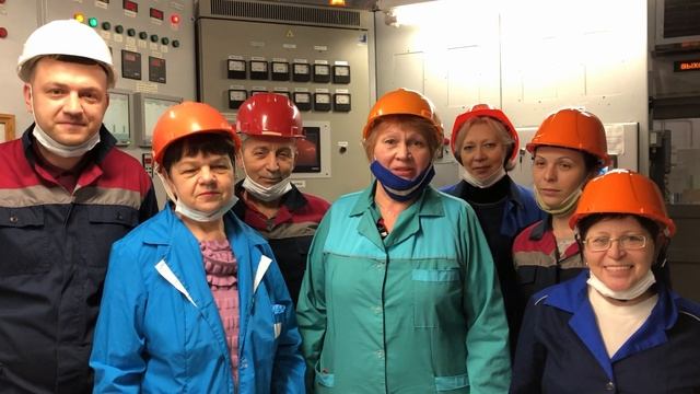 Поздравление от сотрудников котельной на Штурманской ул., 8 смотреть онлайн