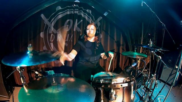 Dark Tranquillity "Atoma" (Drum cover by Оля Баранова) смотреть онлайн