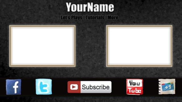 Free Outro Template #0003 - 2D | Paint.NET | PhotoShop | Camtasia Studio 8 смотреть онлайн