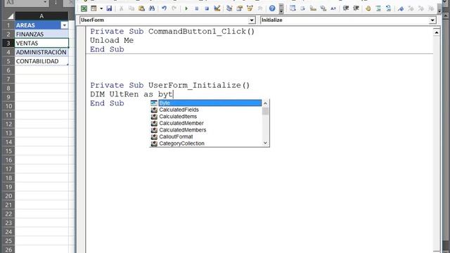 Excel VBA Formas personalizadas, llenar cuadro combinado con datos de hoja [Office 2013-] (Avanzado смотреть онлайн