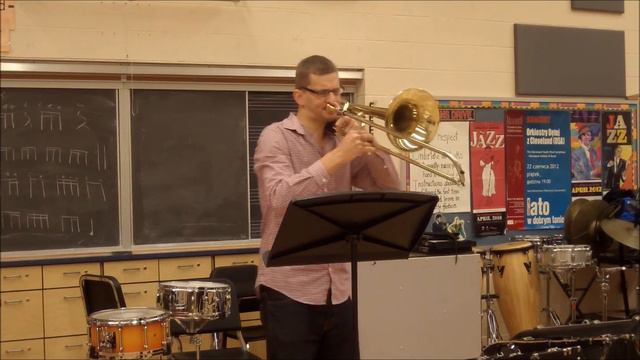JS Bach Sarabande - Bass Trombone смотреть онлайн