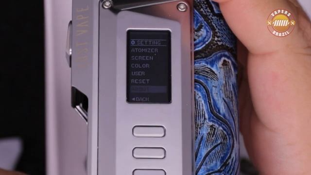 Lost Vape Centaurus Quest - Mod Squonk Com 100W - Review PTBR