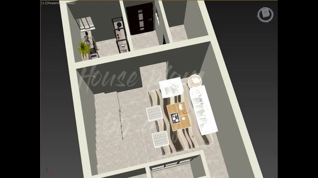 16x48 House plan with interior & elevation смотреть онлайн
