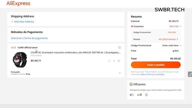 HIPER PROMOÇÃO ALIEXPRESS / SMARTWATCH XIAOMI por R$86 / SMARTWATCHES com DESCONTO de NATAL смотреть онлайн