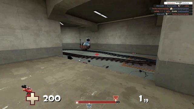 TF2[HD] Прямое попадание. Soldier gameplay смотреть онлайн