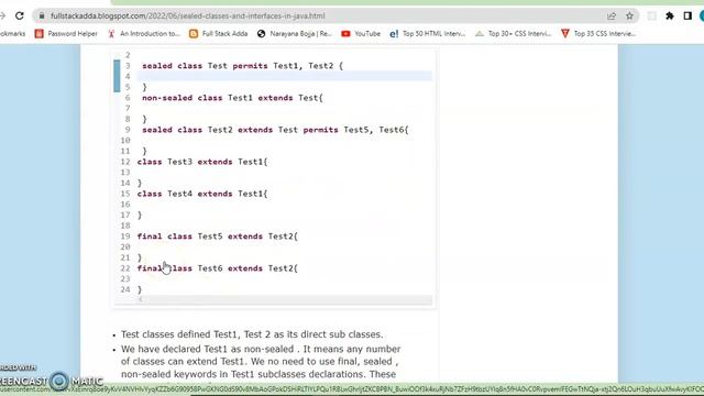 Sealed classes and interfaces in Java смотреть онлайн