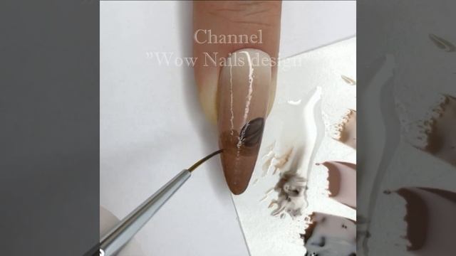ДИЗАЙН НОГТЕЙ 2022 ?|Кофейный Вау-маникюр | Ombre #nailart