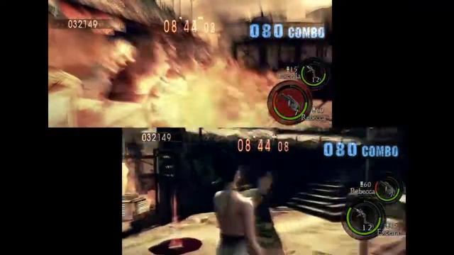 Resident evil5 mercenaries united public assembly Split screen 150 combo all combo time fail смотреть онлайн