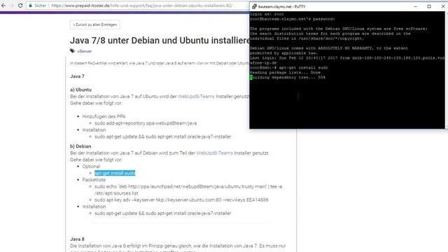 JAVA 7/8 AUF LINUX / DEBIAN / UBUNTU INSTALLIEREN | German / Deutsch | HD | смотреть онлайн
