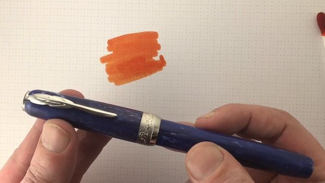 Первые впечатления от чернил Graf von Faber-Castell Burned Orange смотреть онлайн