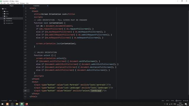 3 Ways to Lock Screen Orientation With CSS & JS смотреть онлайн