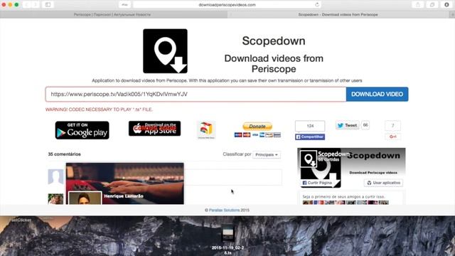 Как скачать видео из Periscope? смотреть онлайн