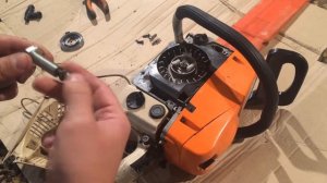 Поломка и ремонт стартера бензопилы Stihl ms660 (цыганка)