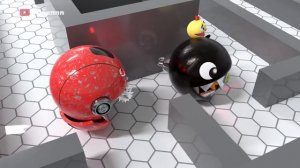 Pacman & Chain Chomp VS ROBOT PACMAN