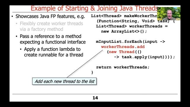 Applying Java Functional Programming Features to Start and Join Threads смотреть онлайн