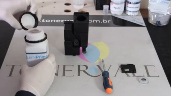 Recarga de Toner Xerox Phaser 6000 6010 6015 106R01634 - Vídeo Aula Toner Vale