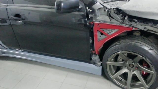 Accolade GT400. Заднее расширение и диски Shogun V07 на Lancer X