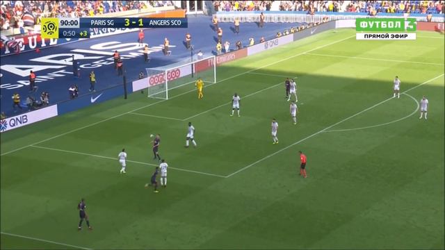 Neymar Jr. crazy rainbow flick pass vs Angers HD 1080p смотреть онлайн