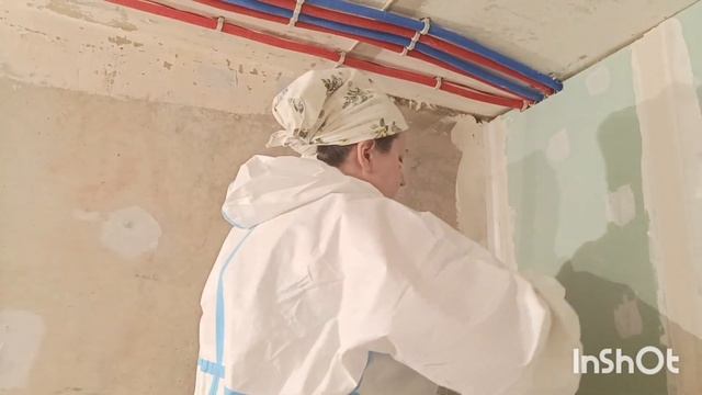 Как заделать внутренний угол ГКЛ смотреть онлайн