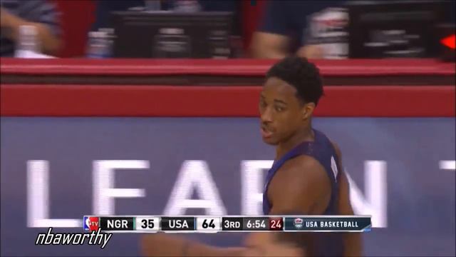 Demar Derozan - INSANE Dunks of 2016 USA Olympics! смотреть онлайн