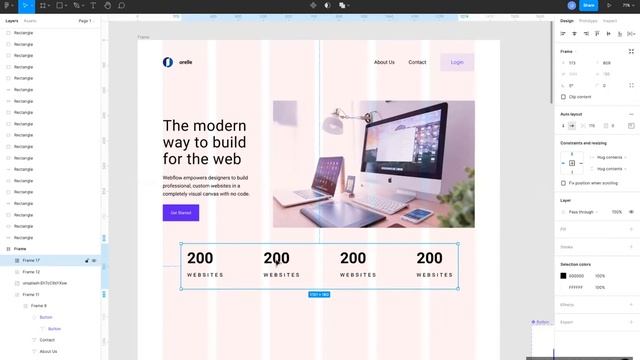 Simple Landing Page Design - Figma смотреть онлайн