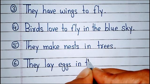 Essay on birds in English 10 lines | 10 lines on birds essay in English | Birds essay writing смотреть онлайн