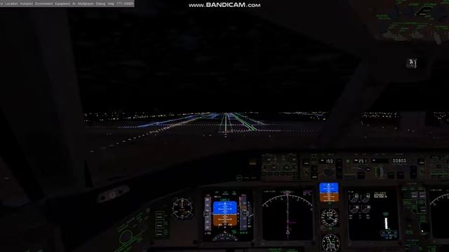 Flightgear Боинг 777-300 посадка в аэропорту KLAX смотреть онлайн