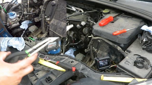 Ford Focus (2012-2018) Coolant Leak Repair: Replacing Faulty Engine Coolant Water Outlet смотреть онлайн