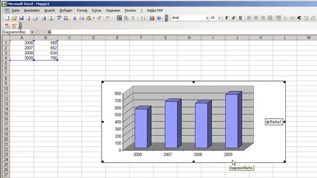 Excel 2003 - 3D-Perspektive von Diagrammen rasch ändern смотреть онлайн