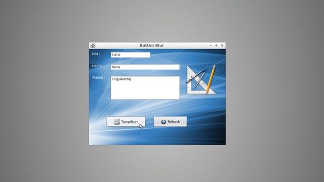 Blur Button Java смотреть онлайн
