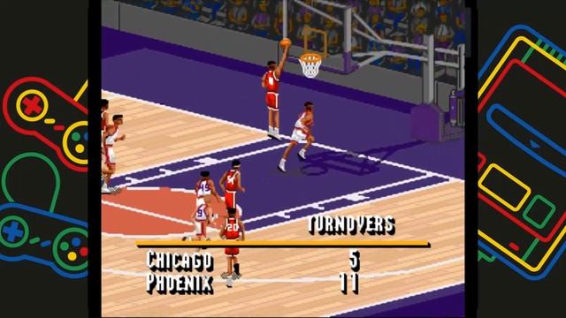 NBA Live 95 (Super Nintendo) - Chicago Bulls vs. Phoenix Suns смотреть онлайн