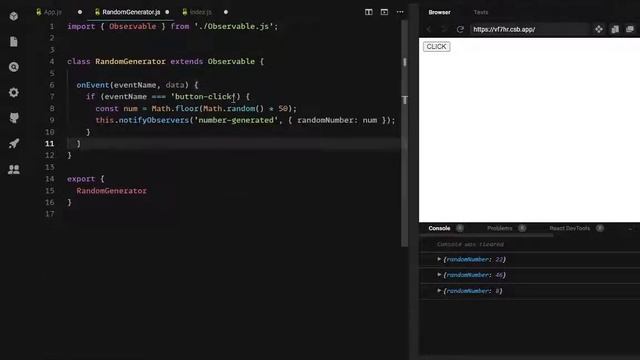 Implementando padrão OBSERVER em ReactJS смотреть онлайн