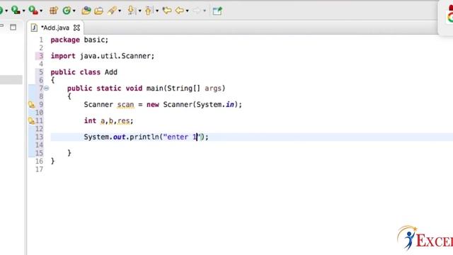 Addition And Swapping Programs In Java Using Scanner Class || Java Tutorial || Excellence Technolog смотреть онлайн