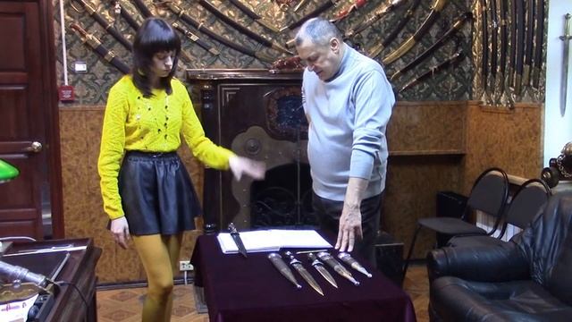 Кованый кинжал ККВ образца 1904 г. (К - 60) фирмы "Назаров и Калибр", г. Иваново смотреть онлайн