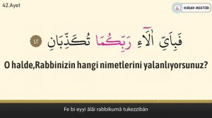 Rahman suresi anlamı dinle Tareq Mohammed (Rahman suresi arapça yazılışı okunuşu ve meali)