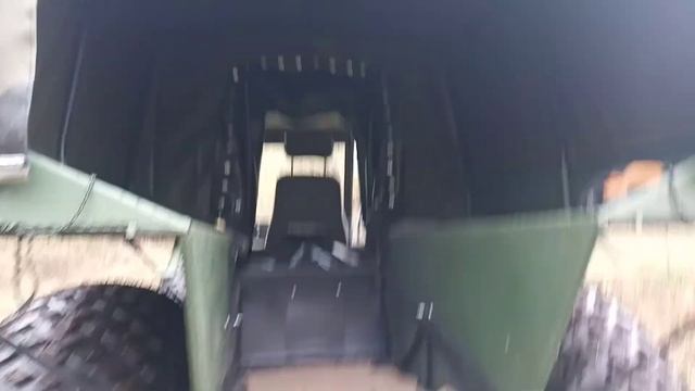 Тент УАЗ фермер на вездеходе Соломономобиль М3 на колесах 1600х700 смотреть онлайн