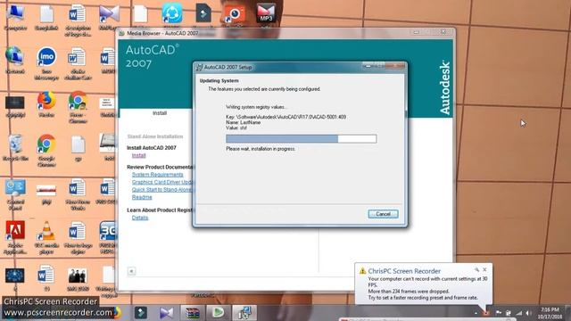 How to setup Autocad 2007 in laptop | How to install Autocad 2007 on windows 7,8,10 | смотреть онлайн