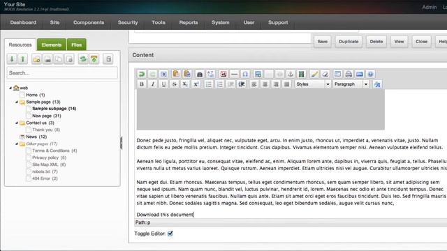 MODX CMS Training: MODX File Manager смотреть онлайн