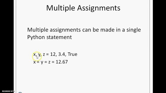 3 Variables, DataTypes, and Literals in Python смотреть онлайн