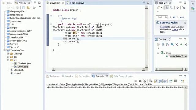 Threading in Java part2-Two Threads with Priorities смотреть онлайн
