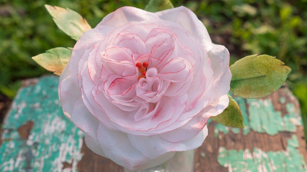 Английская роза из вафельной бумаги - Я - ТОРТодел! смотреть онлайн