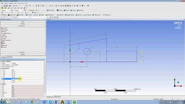 Tutorial Ansys Design modeler 2D. Part 1 смотреть онлайн