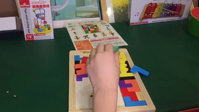 Деревянная головоломка танграм тетрис смотреть онлайн