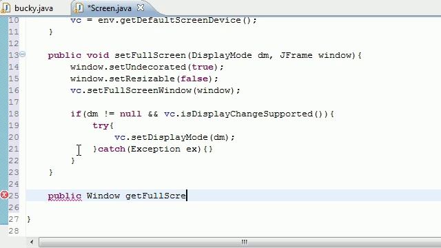 Java Game Development - 4 - Restoring Screen Size смотреть онлайн